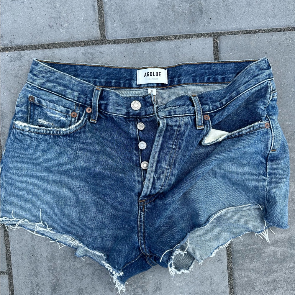 Denim shorts